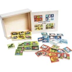 Tombola degli animali in legno