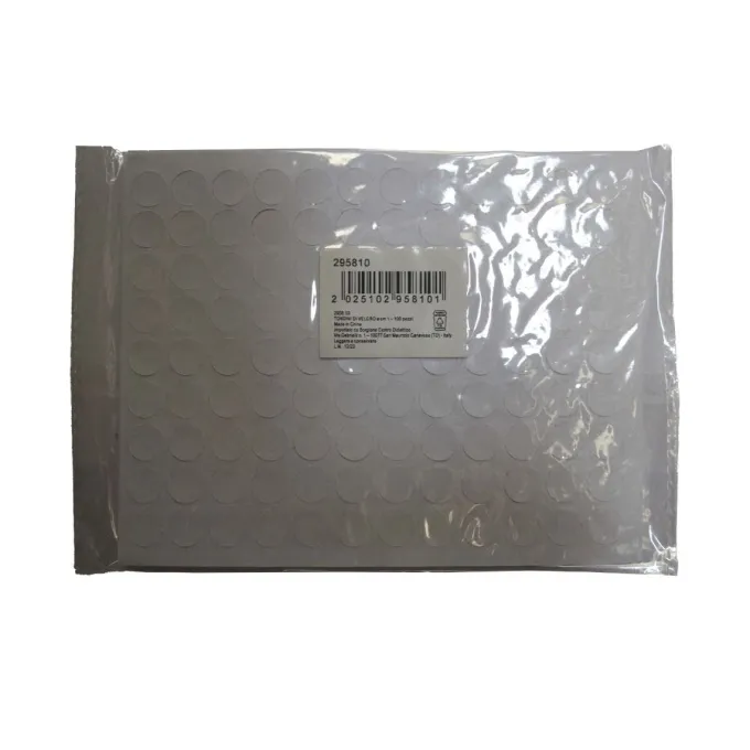 Tondini di velcro diametro cm 1