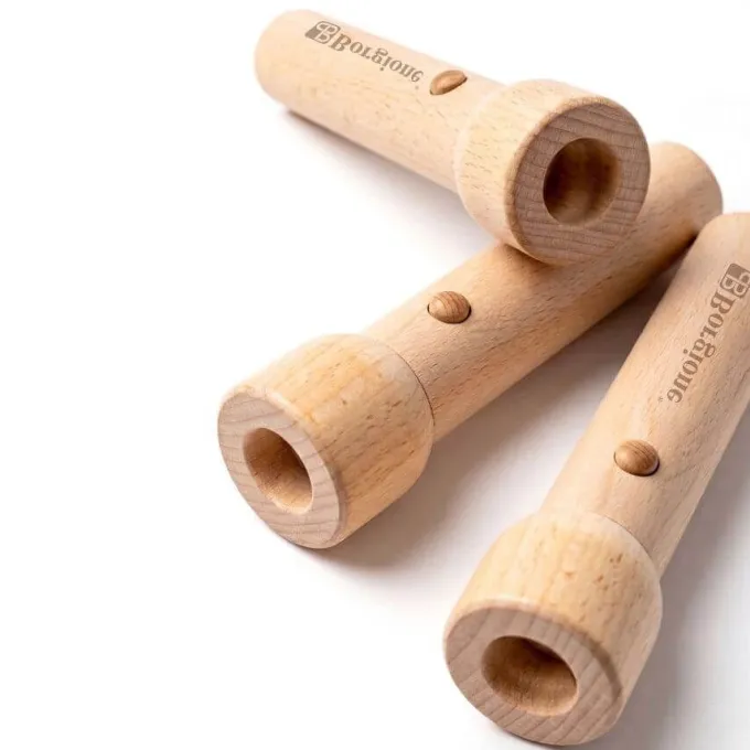 Torce dei colori in legno