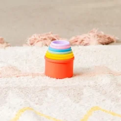 Torre di cilindri in silicone - giochi impilabili