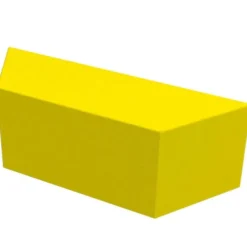 Trapezio agorÀ giallo cm 90x30x30 h