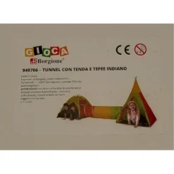 Tunnel con tenda e tepee