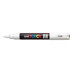 Uni posca punta extra fine bianco