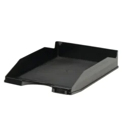 Vaschette portacorrispondenza nera in plast. ricicl. 10 pz