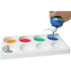 Vassoio per 8 pastiglie grandi di tempera
