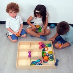 Vassoio per seriazione in legno