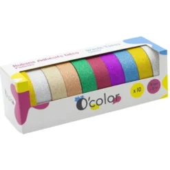 Washi tape glitter - 10 pezzi